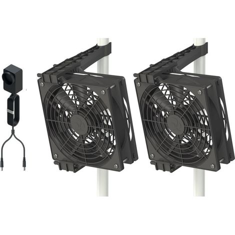 Pack de 2 Ventilateur - Monkey Fan 24V - Secret jardin (1/3)