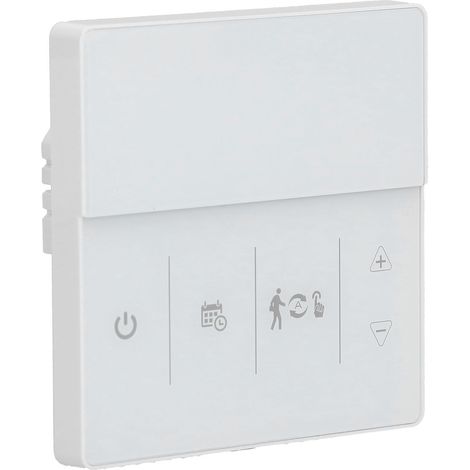 Intelligenter Thermostat mit wöchentlicher Programmierung, Sprachsteuerung, 10-kW-Sensor, präziser Temperaturregelung, geeignet für Heizkessel und Elektroheizungen (16 A), weiß, 90–240 V (1/5)