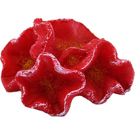 1 corail décoratif pour aquarium, en résine, réaliste, 10 x 10 x 5 cm, pour aquarium paysager et décoration intérieure/extérieure (1/5)