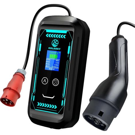Tragbares EV-Ladegerät, 11 kW Leistungsabgabe, WiFi-Konnektivität, 11KW 7M APP (1/2)
