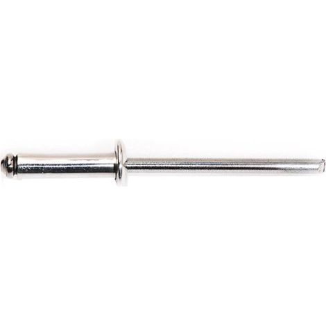 250 Rivets Aveugles Tête Ronde GORIVET MINOX TRS 4.8 x 30 mm - Alu/Inox - D-Work