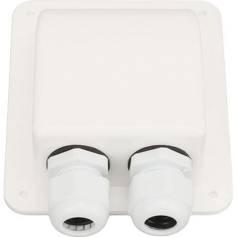 Boîte de presse-étoupe solaire à Double entrée de câble, boîtier étanche à la pluie pour toit de camping-car, bateau, Yacht, panneau de voyage de Camping 6 mm²-12 mm² (1/5)