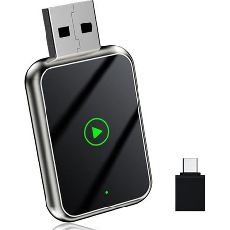 Applicable Adaptateur sans fil à puce pour une intégration automatique facile pour Carplay et Android (1/5)