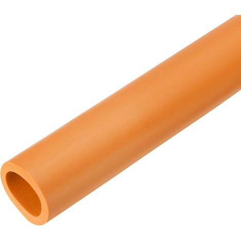Tube d'Isolation en Mousse pour Tuyau, Conduits Isolants Thermique 61cm/24", Tuyaux Caoutchouc en Mousse ID 36mm OD 48mm pour Support Poignée Chauffage Tube Climatisation, Orange (1/5)