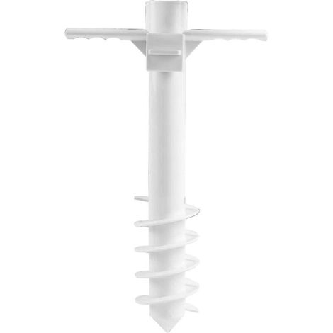 Ancrage de sable pour tous les parasols de plage, ancrage pour canne à pêche à vis universel (1/4)
