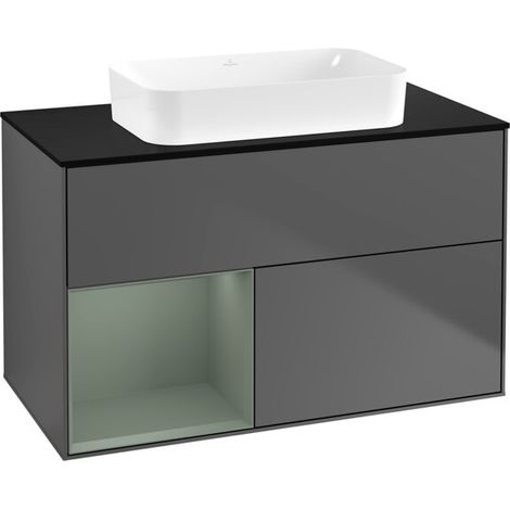 Villeroy & Boch F652GMGK Meuble sous-lavabo Finion F65 (1/2)