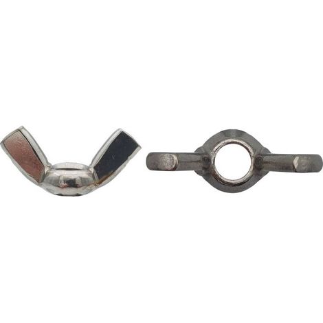 200 Ecrous à Oreilles Forme Américaine M6 mm - FORM A - Inox A4 - D-Work