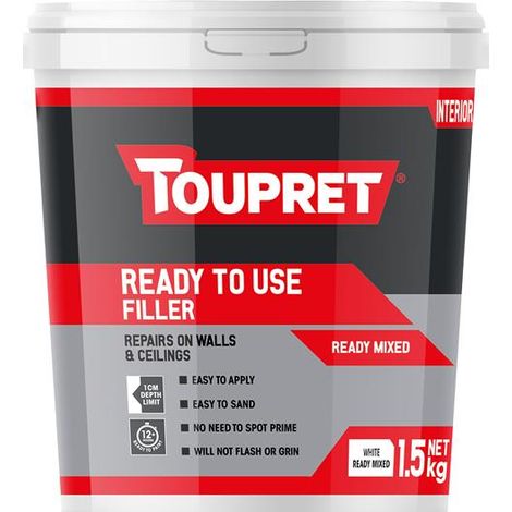 Toupret TTRP01.5GB Ready To Use Filler 1.5kg TOUTTRP015 (1/3)