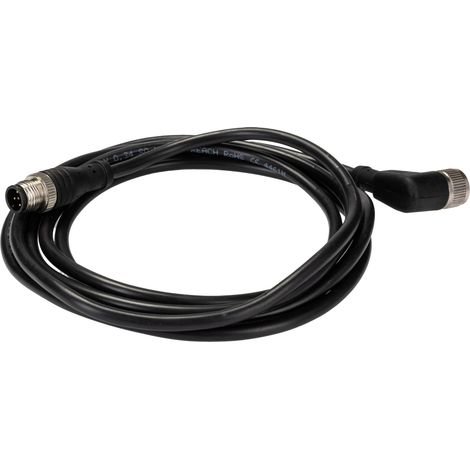Cordon RS PRO 5 conducteurs , M12 Femelle vers Fiche mâle droite M8 Mâle, 2m ( Prix pour 1 )