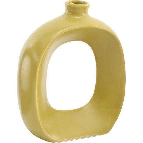 Vase en grès Oval 16 cm
