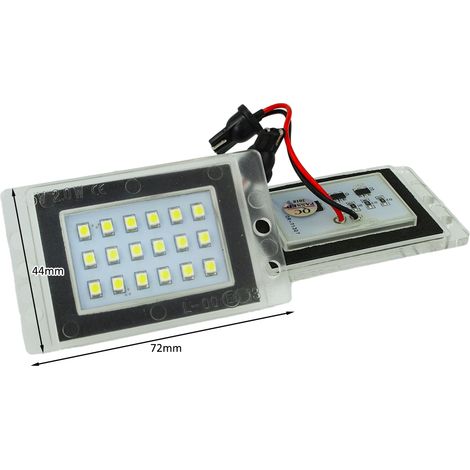 Kit Luci Targa Led Per Volvo 850 V70 XC70 OEM 9152437 12V 3W Canbus Bianco No Errore (1/2)