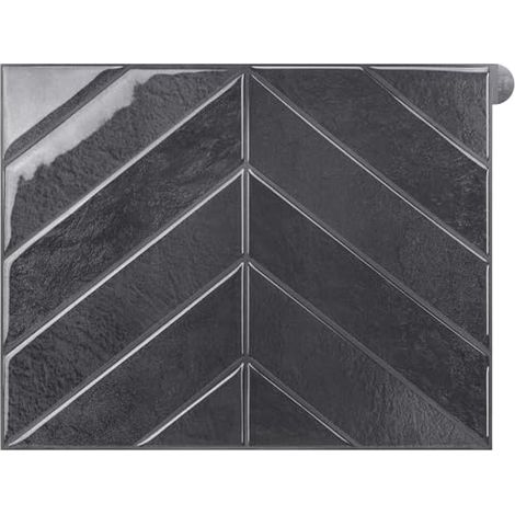 Peel and stick backsplash tiles, herringbone wall tiles, self-adhesive tiles for kitchen and bathroom, 10 sheets/pack (1/5)