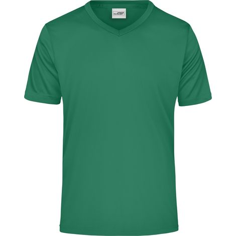 James & Nicholson Herren T-Shirt Active-V JN736 Gr. S green