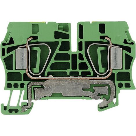 Bloc de jonction de protection Weidmüller ZPE 6 1608670000-1 vert-jaune 1 pc(s) (1/2)