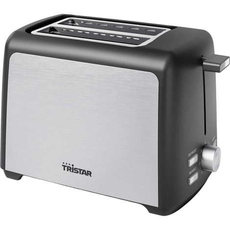 2 scheiben toaster aus edelstahl 800 w