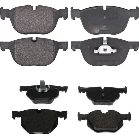 KIT PASTIGLIE FRENO ANTERIORI E POSTERIORI compatibile con BMW X6 (E71,E72) / PASTIGLIE FRENANTI AUTO OEM FDB4052,FDB4067 / SOSTITUZIONE DIRETTA / BASSA POLVERE / SILENZIOSO (1/4)