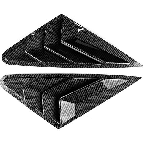 Modification de voiture 2014-2017 A3 Modification de la grille d'aération de fenêtre à motif fibre de carbone (1/5)