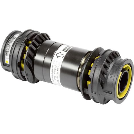 Viega Geopress K Gas-Gasströmungswächter mit SC-Contur 9752.1 Typ R, d. 63mm, Betriebsdruck 35mbar, Kunststoff (1/3)