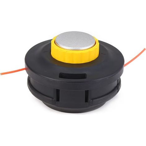 Kugelgelagerter Freischneiderkopf mit Nylonfaden, universeller Zyklon-Schneidkopf für Benzin- und Elektrorasenmäher, robustes Gartenzubehör-x-x