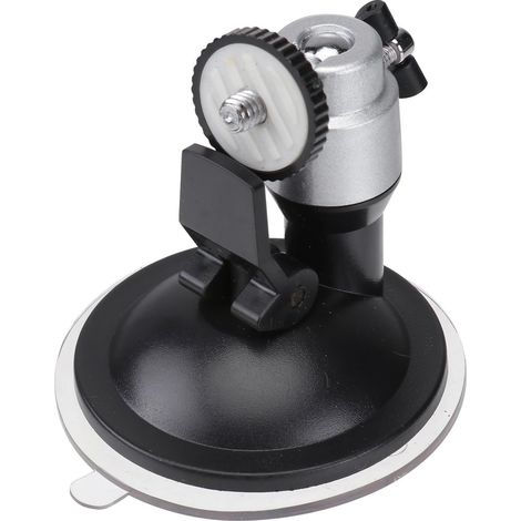 Support pour Caméra de Voiture Tête Pivotante à 360°, Fixation Stable et Sécurisée en Plastique Dur et Caoutchouc Argenté, pour Toit de Voiture Couleur Aléatoire (1/5)