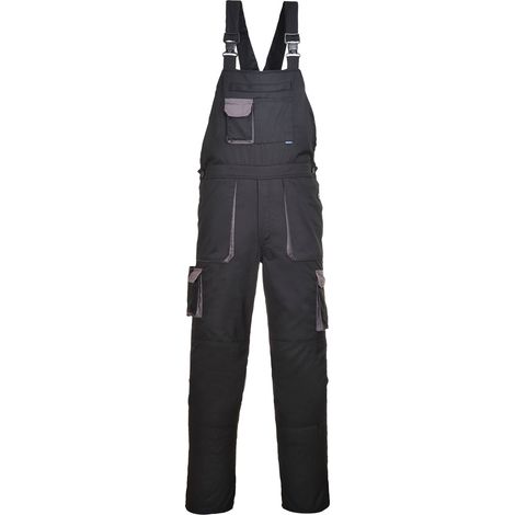 Portwest Arbeitslatzhose 40+ UPF Gewebe XL Schwarz (1/2)