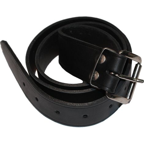 Cintura da Lavoro Sidex Nero Lux 120 X in Cuoio 4,0 cm