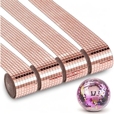 6400 Pièces Carreaux de Mosaïque Miroir Feuilles de mosaïque en verre pour (1/5)
