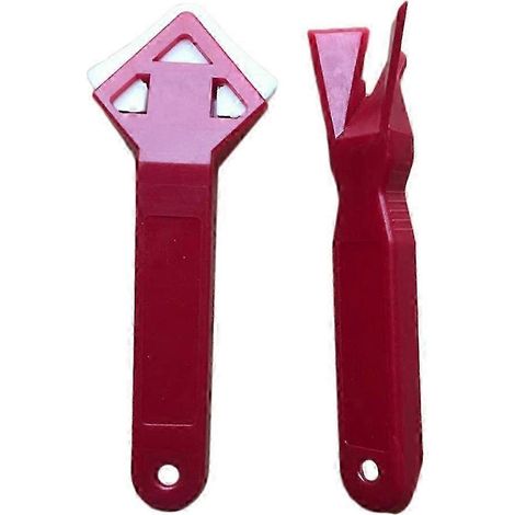 Kit de 2 outils pour mastic silicone rouge