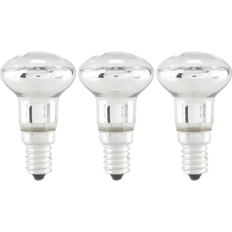 Ampoule de rechange pour lampe à lave E14 R39 30 W à visser, réflecteur transparent, spot lumineux, incandescente, lot de 3. (1/4)