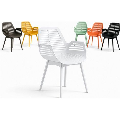 Chaise de jardin Mayfield Blanc 1 Chaise