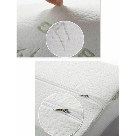 Oreiller en bambou pour dormir Oreiller en mousse à mémoire de forme Oreiller Oreiller Oreiller sain et respirant Oreiller orthopédique Soulagement de la fatigue du cou (1/4)