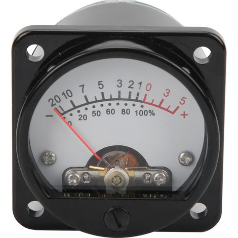 Compteur VU DB à tube amplificateur 45mm avec rétroéclairage, panneau de commande TS‑45‑W DC500UA blanc, mesure de niveau sonore pour amplificateur audio. (1/5)