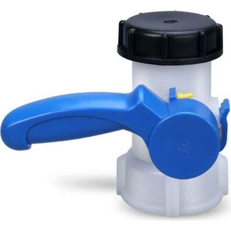 Vanne Cuve 1000L Plastique, XU, Adaptateur IBC 62mm Adaptateur Universel pour Cuve 1000 litres, produit qualité supérieure, durable et fiable, matériaux sélectionnés - KZQ (1/4)
