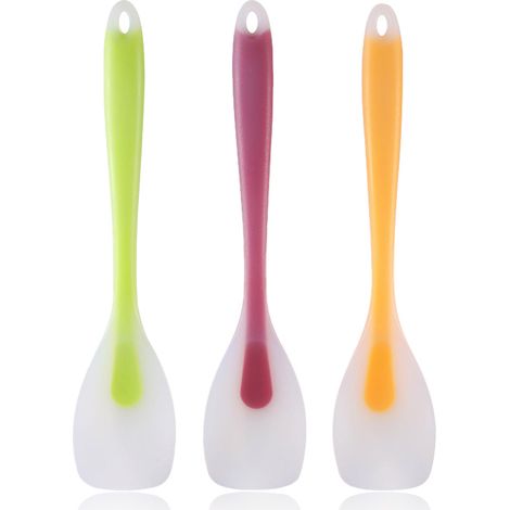 Spatula En Silicone Translucide - Résistant À La Chaleur Jusqu'à 300 °C - Pour Pâtisserie Et Cuisine - 1 Pièce (1/5)