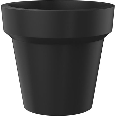 Vaso Ø115x105 cm in Resina Arkema POT M Antracite (1/2)