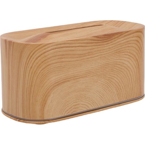 Flame Aroma-Diffusor 220 ml, USB-Anschluss, leiser Luftbefeuchter mit 7-farbigem Licht, helle Holzoptik, ideal für Schlafzimmer und Zuhause (1/5)