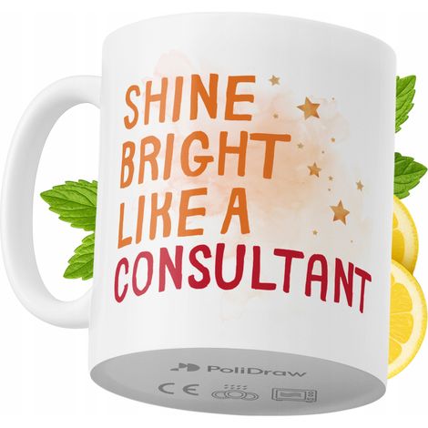 Lustige Kaffeetasse mit witzigem Textdesign – ideal für Berater, Geburtstage, Namenstage und Feiertage. Hochwertige Tasse für besondere Anlässe im Homeoffice oder Büro. Farbe: Weiß, 330 ml. (1/5)