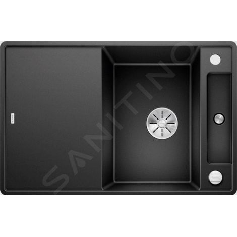 Blanco Axia III 45 - Évier en silgranit, 770x500 mm, avec accessoires, InFino, noir 525842 (1/5)