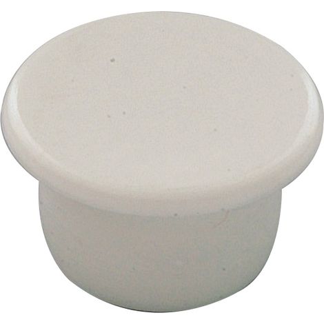 Bouchon pvc tête affleurante - Diametre : 12 - Teinte : Blanc - Hauteur : 8 - ROTO