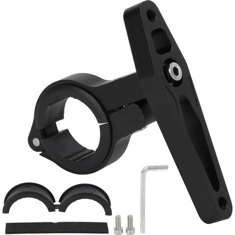 Adaptateur de support de porte-bouteille de vélo ENLEE en alliage d'aluminium, réglable pour guidon et tige de selle. (1/5)