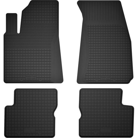 Tappetini auto in gomma, set da 4, universali per: Fiat 500X crossover (2014-2018)