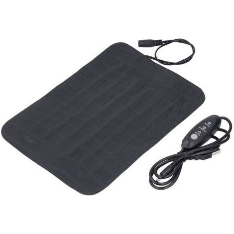 Pair - Tapis chauffant pour plantes 22.1x15.7cm – Imperméable – Matériau PU – Température 40-45℃ – Puissance 8.5W pour reptiles et amphibiens (1/5)