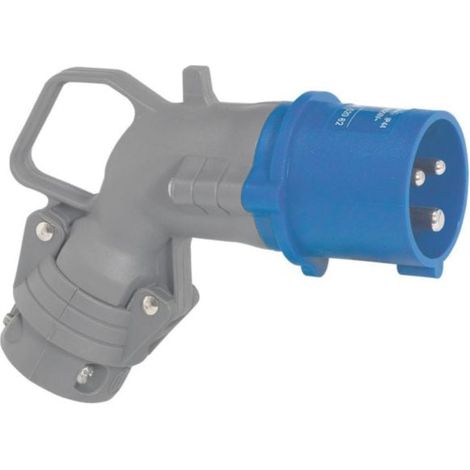 Fiche mobile coudée Hypra IP44 16A - 200V à 250V - 2P+T - plastique - LEGRAND