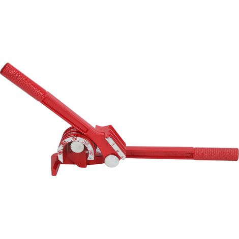 Mini cintreuse de tubes en alliage d'aluminium rouge 3 en 1 6 mm 8 mm 10 mm Outil de cintrage manuel pour climatiseur