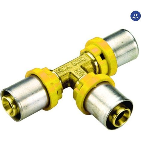 Tiemme - Raccordo A Tee Ø20 Multistrato A Pressare Gas