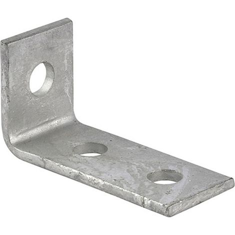 Right Angle 3 Hole Bracket 41 x 102 HDG - Box of 25