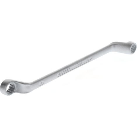 Clé à anneaux doubles 2 13x15mm 225mm profondeur coudée