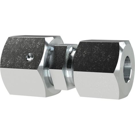 Raccord de réduction, cône d’étanchéité, écrou M26 x 1,5 i., tube Ø 1 18 mm, tube extérieur Ø 2 8 mm, PN max. 315 bar, acier galvanisé (1/3)
