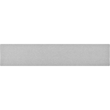 Tapis de salon Style Moderne - Tapis de couloir Gris clair 80x400 cm BV476182 - BonneVie (1/5)