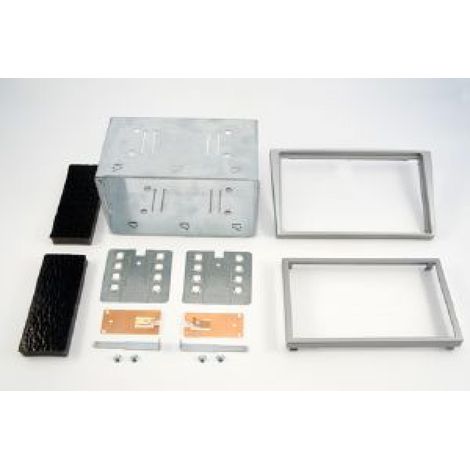 Kit integration 2DIN compatible avec Opel Corsa CCombi Meriva Tigra - Argent - RAF1907DPRO